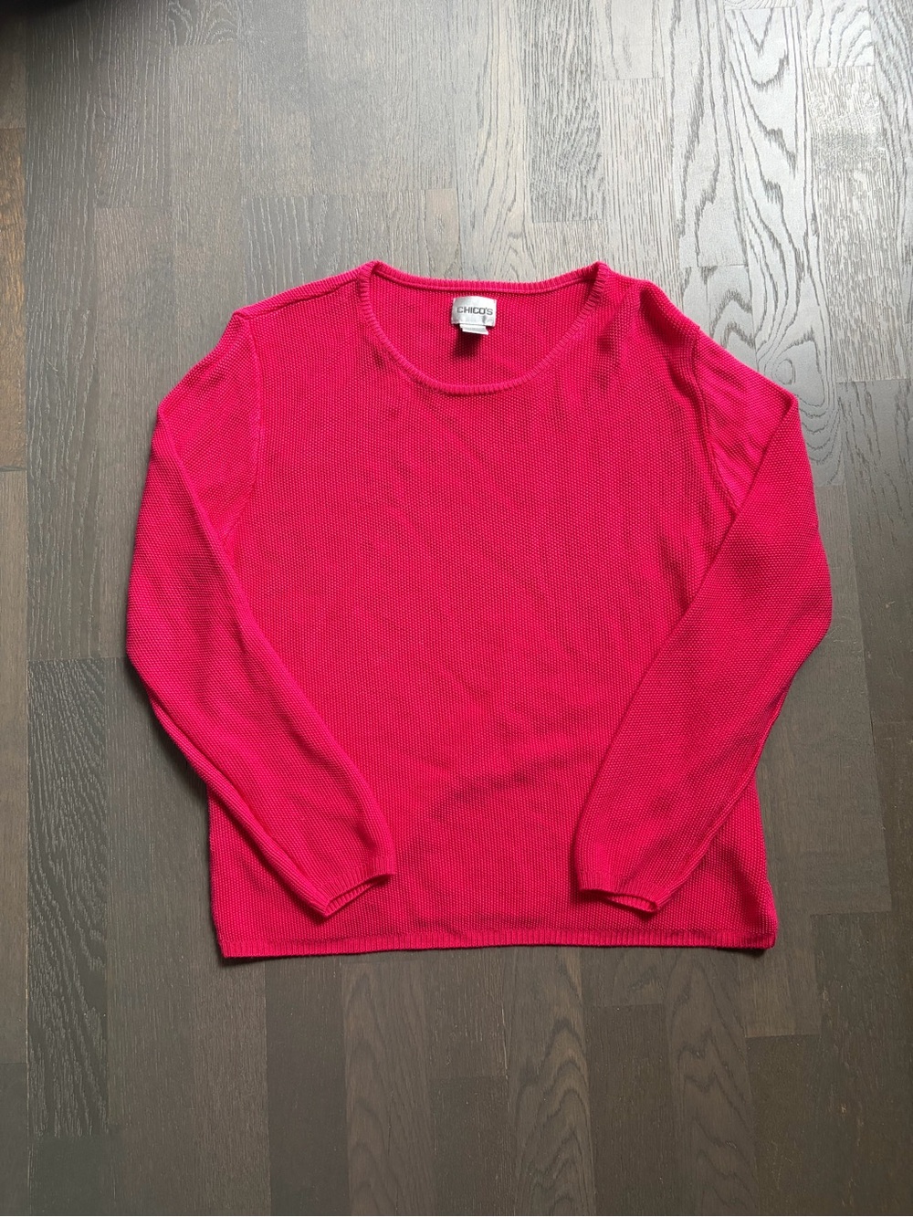 Chicos pink knit sweater